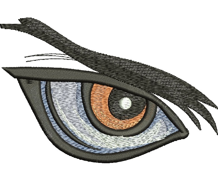 Anime eyes for toys machine embroidery designs 