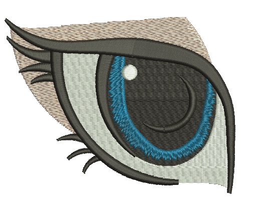 Hare Pony Horse Eye for Soft Toys Machine Embroidery Design 