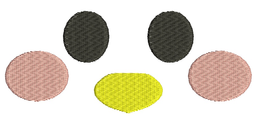 Rabbit Doll Face Machine Embroidery Design, Easter Bunny Style, Soft Toy Facial Moti05022026