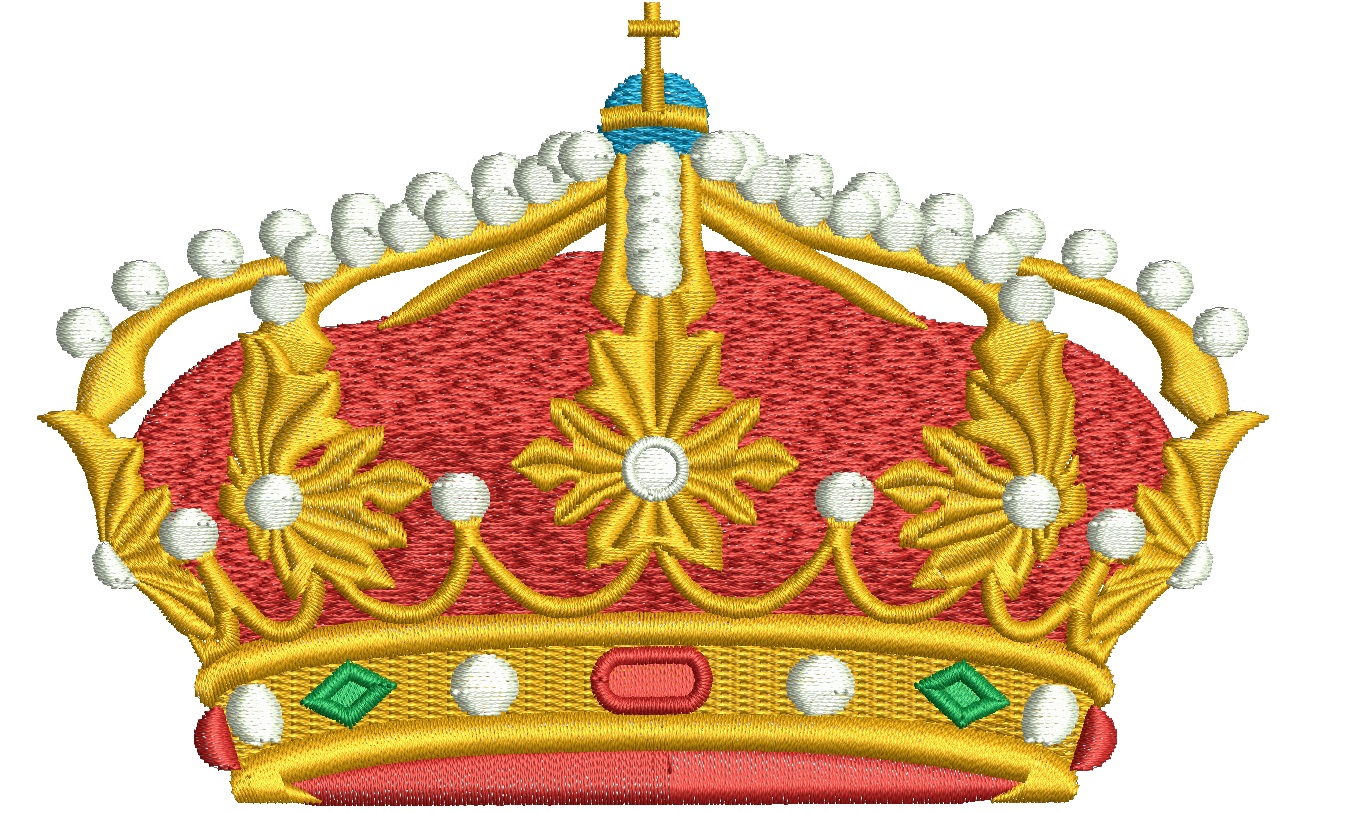 crown embroidery design  design tested  