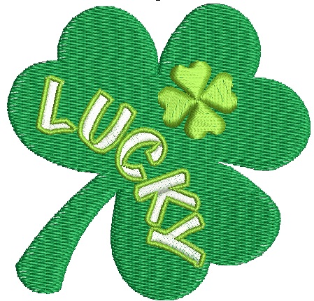 Lucky clover Machine Embroidery Design 