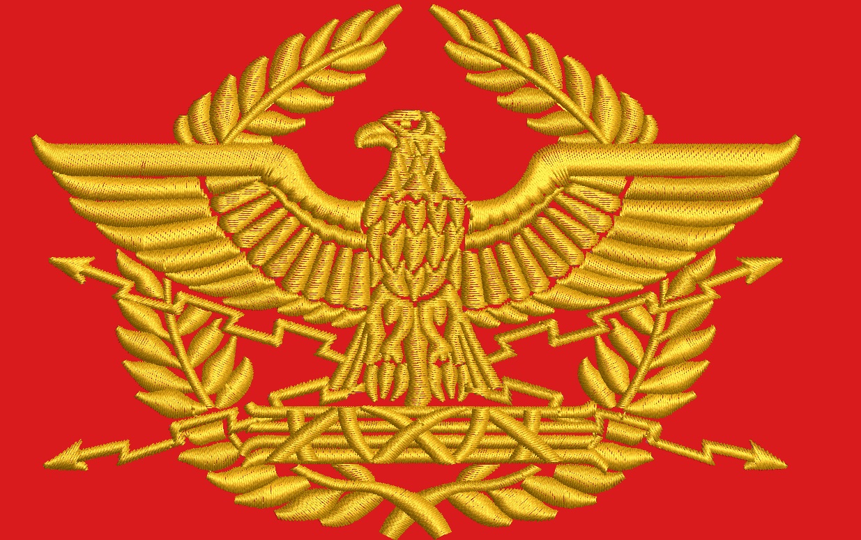 Roman legion eagle Machine Embroidery Design  