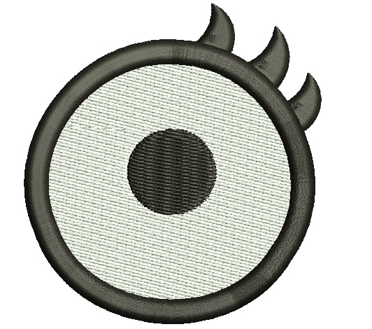 Round Eye for Soft Toys (Kitten, Unicorn, Horse, Bear) Machine Embroidery Design, Instant Download  