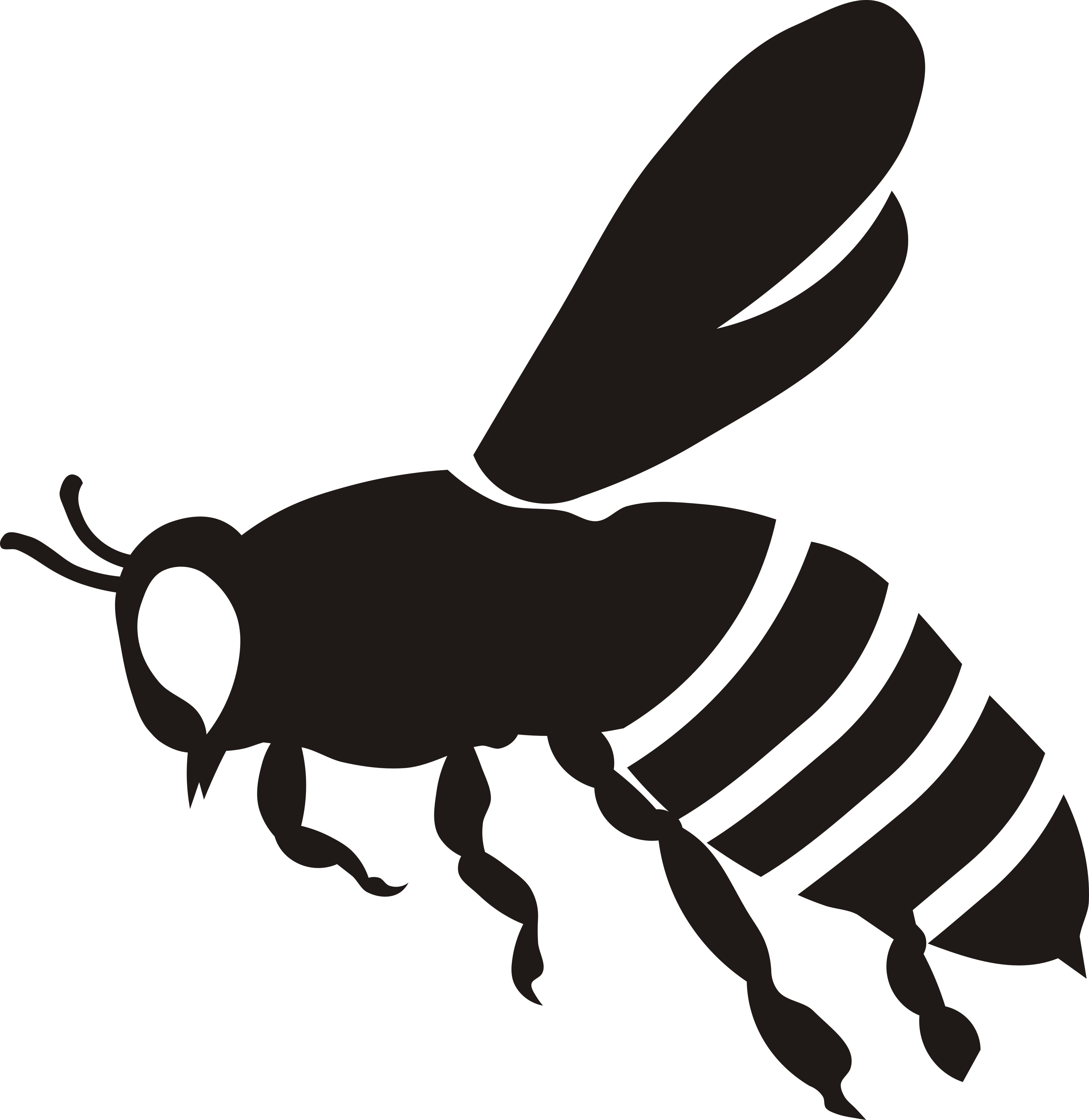 Flying Honey Bee SVG Cut File, Detailed Bee Vector Design, Nature Insect Digital Artwork
