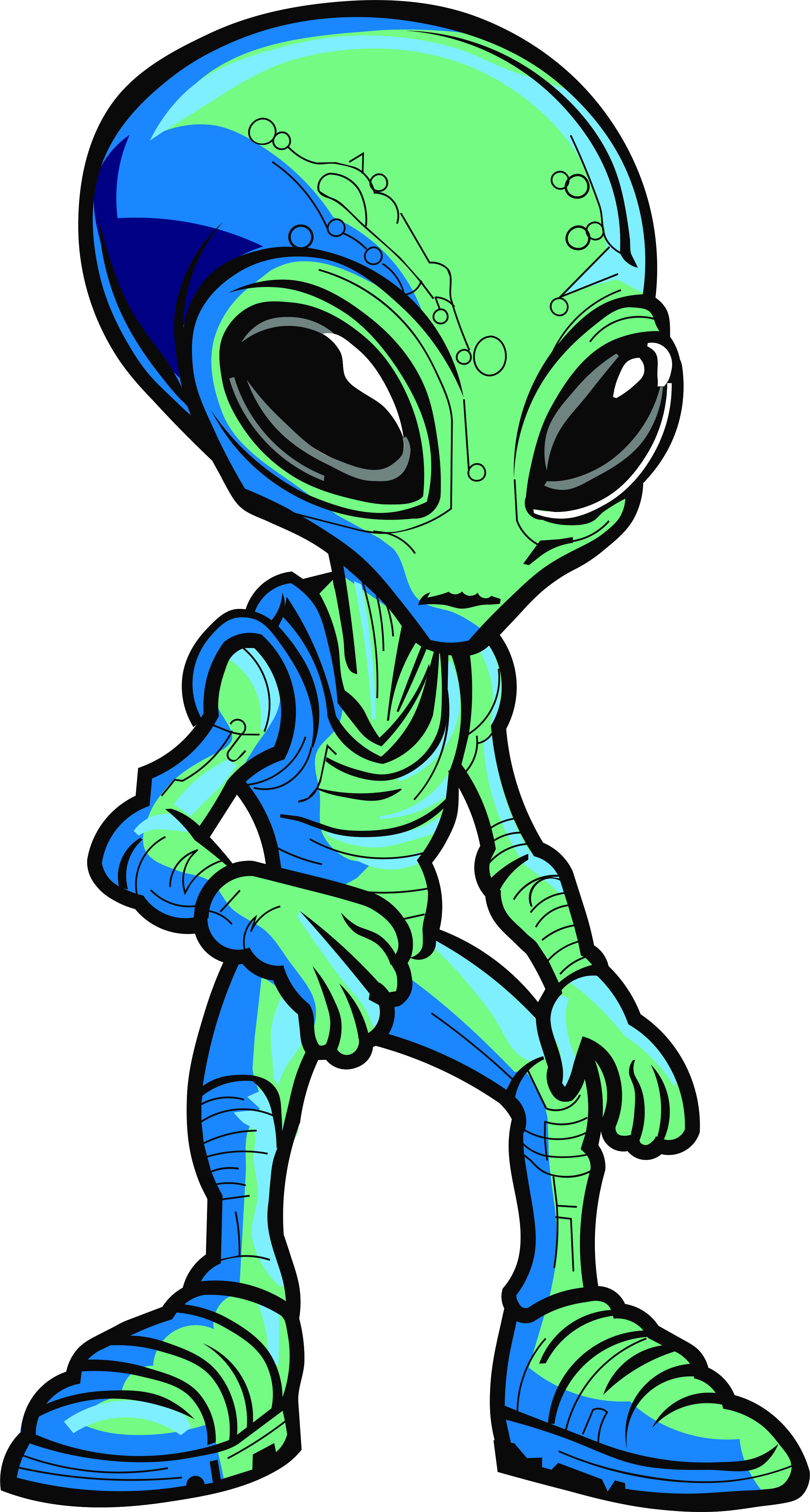 Alien  SVG. dxf, PNG. EPS. jpg big size , instantly download 
