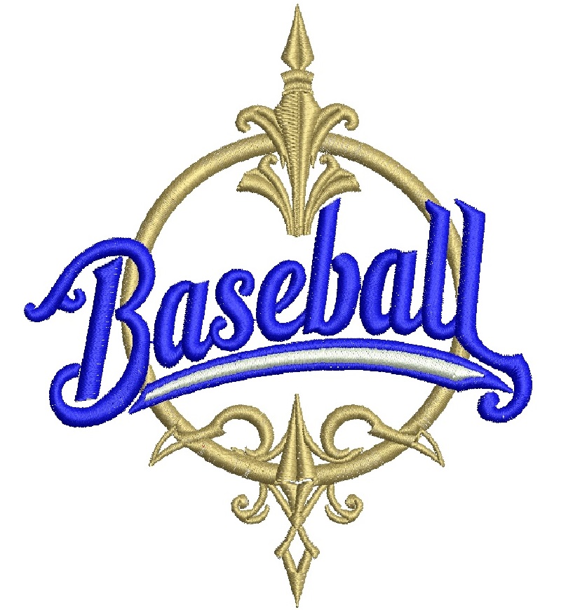  Baseball. Machine Embroidery Design, Instant Download 