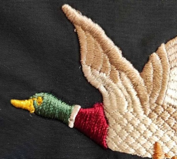 Wild Duck embroidery Machine Embroidery Design - two sizes for embroidery on hats