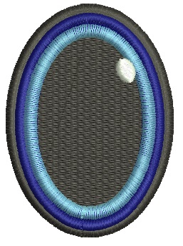 Eye for soft toys machine embroidery design 