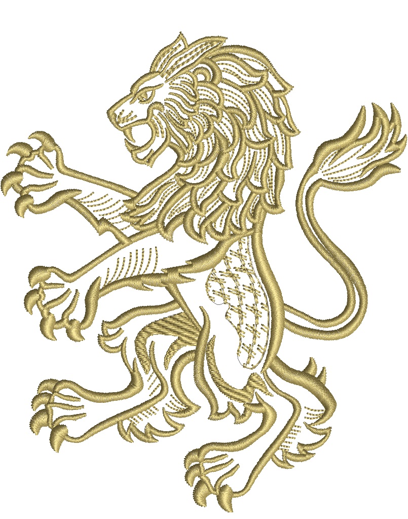 Lion Machine Embroidery Design 