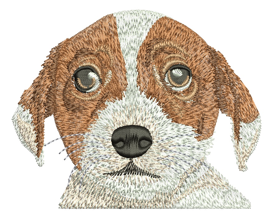 Cute puppy machine embroidery design – dog embroidery pattern 