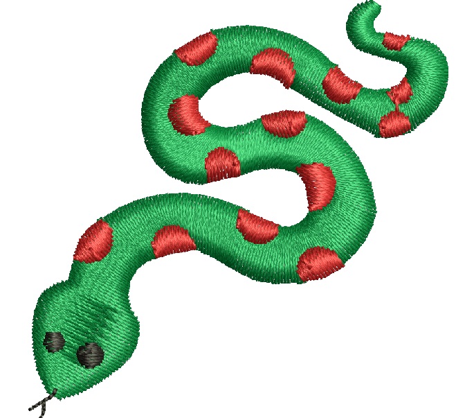 Snake Machine Embroidery Design, instantly download 
