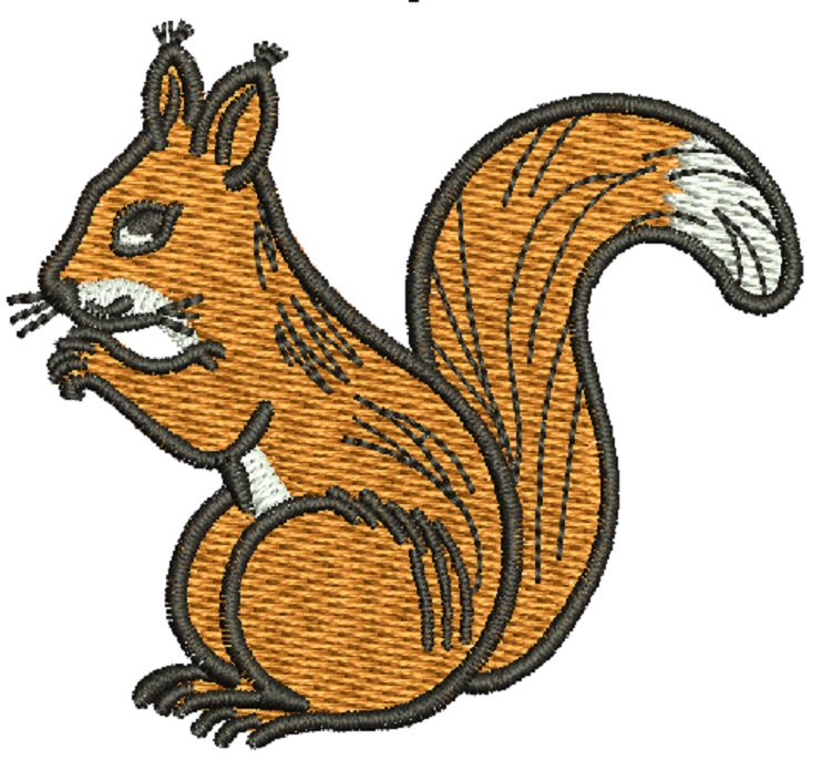 Squirrel Machine Embroidery Designs 