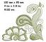 Fantastic flower embroidery design - a set of three designs 