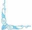 Corner Geometric Pattern Machine embroidery design - instantly download 