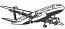 Airplane / aircraft Machine Embroidery Design 