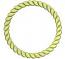 Rope Frame monogram Frame Machine Embroidery Design 