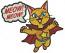 Super cat meow Machine Embroidery Designs, instantly download 