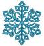 Beautiful snowflake , three sizes  - Machine Embroidery Design  