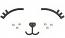 Cute bunny rabbit doll eyes Machine embroidery design 06062025