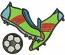 Football soccer sneakers and ball Machine Embroidery Design 06062025