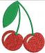 Cherries mini machine embroidery design, instantly download tested 