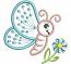 Butterfly simple design  Butterfly embroidery design 