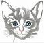 Cat design machine embroidery design 