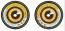 Eyes for soft toys pair , left and right separately  Machine Embroidery Designs, instantly download. 