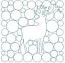 Quilt deer Machine Embroidery Design 