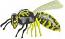 Realistic Wasp. Machine Embroidery Design, Instant Download 