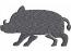 Wild boar Embroidery Machine Embroidery Design, Instant Download including cap size 