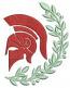 Spartan helmet and laurel branch Machine Embroidery Design 