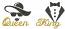 Queen and King , Mr and Mrs, His Her gifts - great for wedding gifts - machine embroidery design, instantly download 