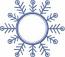 Snowflake for Monogram Machine Embroidery Design 