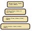 Name patch border design rounded corners Applique  (patch) set 4 sizes, Machine Embroidery Design, instantly download 