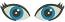 Eyes for soft toys pair, separate left and right Machine Embroidery Designs, instantly download 