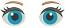 Eyes for soft toys Machine Embroidery Designs, left and right, pair eyes, left and right, Princess Anime Modern Girl Moon Figure Sailor