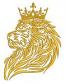 Lion in the crown Machine embroidery design  