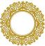 Round Frame for Monogram - Letters Not Included, Machine Embroidery Design, Instant Download  
