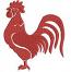 Rooster Machine Embroidery Design Instant Download Digital File Farm Animal Embroidery Pattern for Hoop Machine Use 