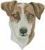 Jack Russell Terrier machine embroidery design, dog breed embroidery pattern, terrier dog embroidery file 