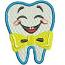 Tooth embroidery design, instant download 