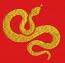Snake Chinese zodiac sign machine embroidery design  