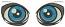 Anime eyes for a doll / eyes for a plush toy machine embroidery design 
