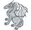 Celtic Dragon Machine Embroidery Design 