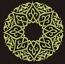 Oriental circular pattern / round baroque frame - machine embroidery design 