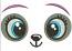 Panda bear muzzle big sizes machine embroidery design