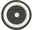 Black eye simple round for soft toy bear, cat, dog, chicken, monkey machine embroidery design 
