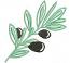 Olive branch  machine embroidery design 