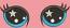 Pair of left and right eyes for soft toys machine embroidery design 